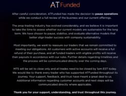 Atfx Suspends Its Prop Trading Operations