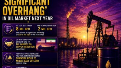Iea Sees ‘Significant Overhang’ In Oil Market Next Year