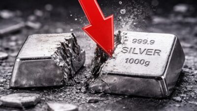 Why Is Silver Going Down? Price Breaks 200 Ema