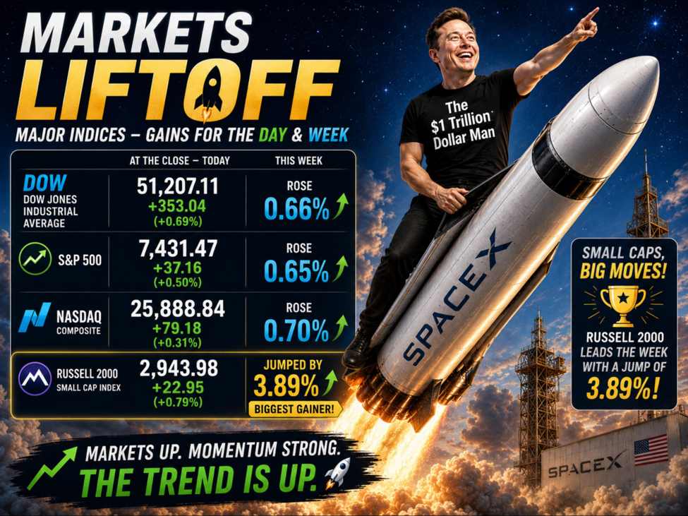 Us Major Indices Close Higher On The Day And On The Week Stocks Id 6B7Ba5A3 B521 4994 84A0 4F4F7459D3Db Size975