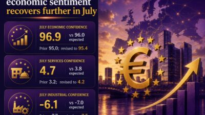 Euro Area Economic Sentiment Sees A Further Rebound In July