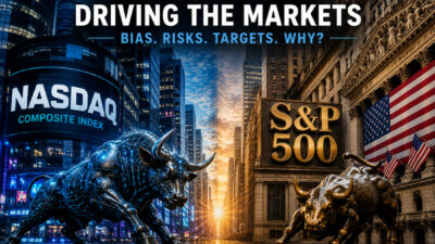 The Declines In The Nasdaq Has Tilted The Short Term Bias More Into Neutral Territory. S&P Remains More Bullish.
