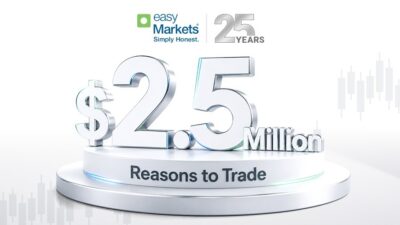 Easymarkets Celebrates 25 Years With Largest Client Rewards Campaign In Its History