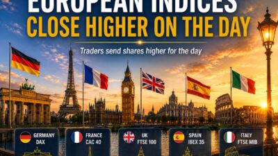 Major European Indices Are Closing The Day And The Week Higher