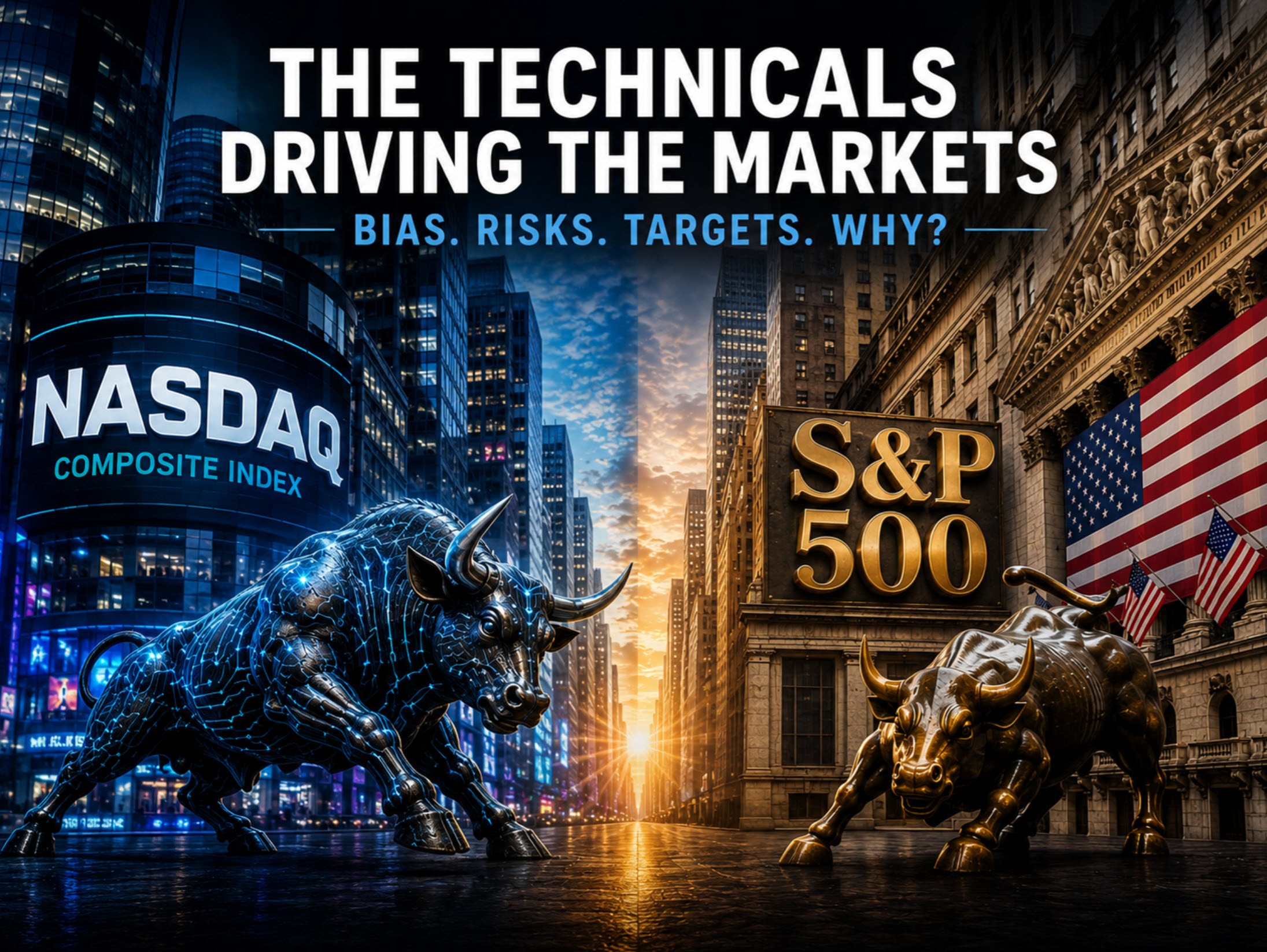 The Nasdaq And S&Amp;P Indices Are Lower On The Day, But Rebounding Off Of Technical Support. What Next? Nasdaq S P Technicals Featured 1784211877