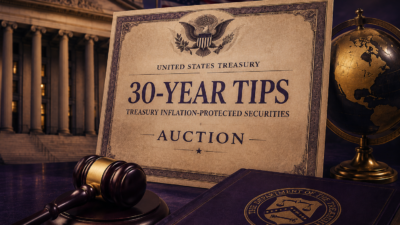 Us Treasury Auctions Off $9 Billion Of 30-Year Tips At 2.973% Vs 2.991% Wi 30 Year Tips Auction