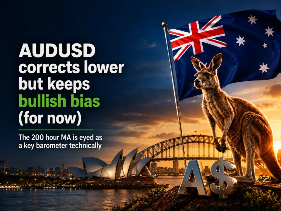 Audusd Corrects Lower But Keeps Bullish Bias. The 200 Hour Ma Is Eyed As A Key Barometer Now Audusd20Moves20Lower20But20Work20To20Do Featured 1787944887