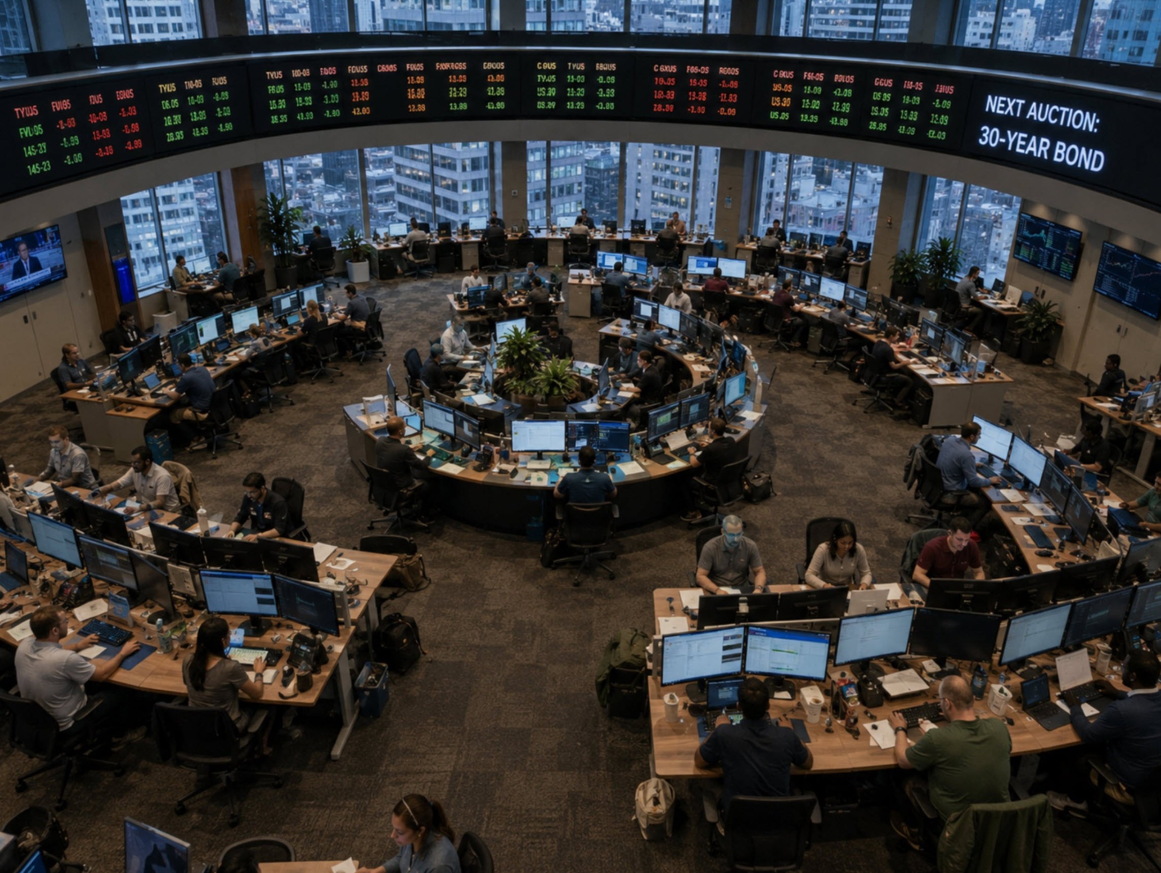 Us Treasury Sells 30 Year Bonds At A High Yield Of 5.216% Bond20Auction Featured 1786640543
