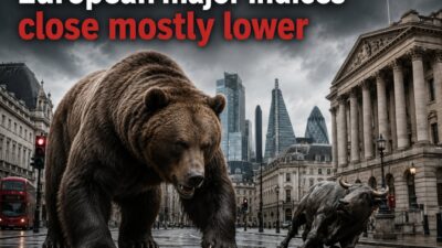 As London/European Traders Head For The Exit The Major Indices In Europe Close Mostly Lower
