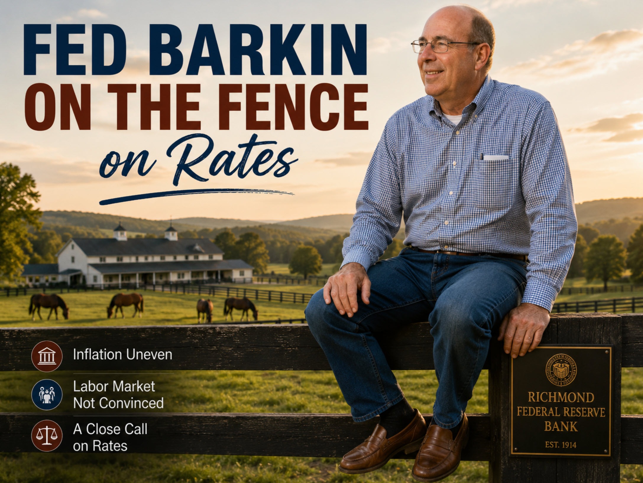 Barkin: Rate Decision Still A &Quot;Close Call&Quot; Feds20Barkin20On20The20Fence Featured 1785517947