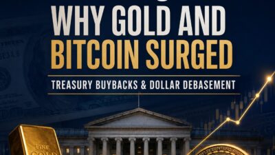 Why Gold And Bitcoin Surged Together: What Treasury Buybacks Teach Investors About Dollar Debasement