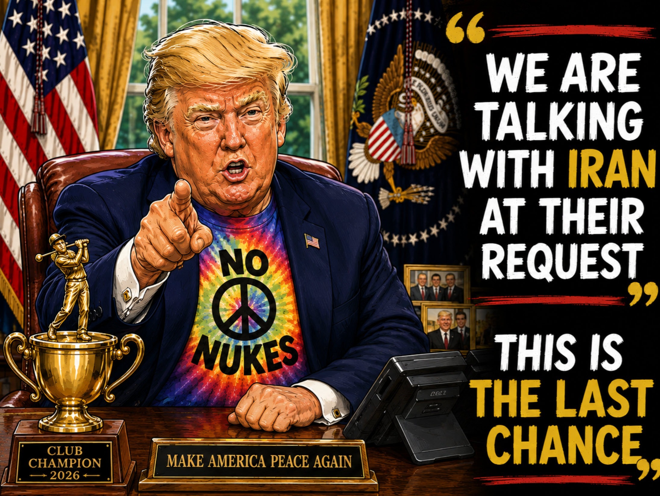 Trump: Talks Are Going On Now. This Is The Last Chance (Again). Trump20Peace Featured 1785780990 Featured 1785781452